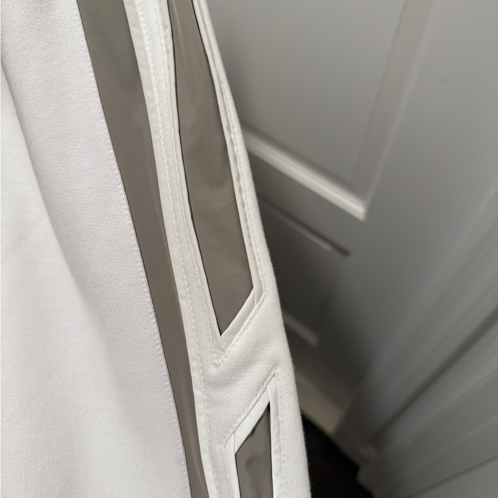 Hermes WHITE/GREY mens Run H crewneck sweatshirt - Picture 4 of 9